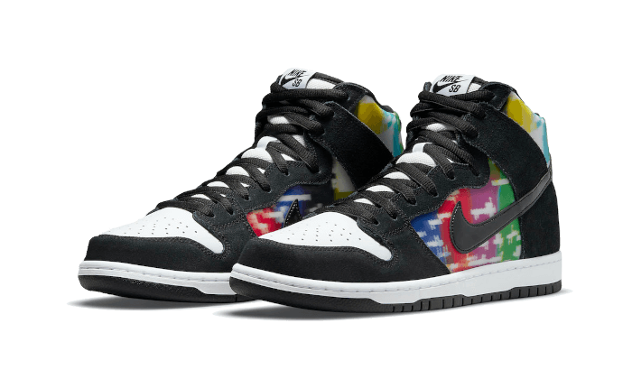 SB Dunk High TV Signal (CZ2253-100) - 36.5 EU - 4.5 US - Multicolor | SOSUKICKS
