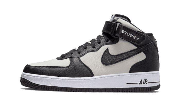 Air Force 1 Mid Stussy Grey Black (DJ7840-002) - EU 40–46 - Black | SOSUKICKS