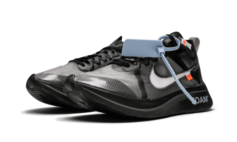 Zoom Fly Off-White Black Silver (AJ4588-001) - 36.5 EU - 4.5 US - Black | SOSUKICKS