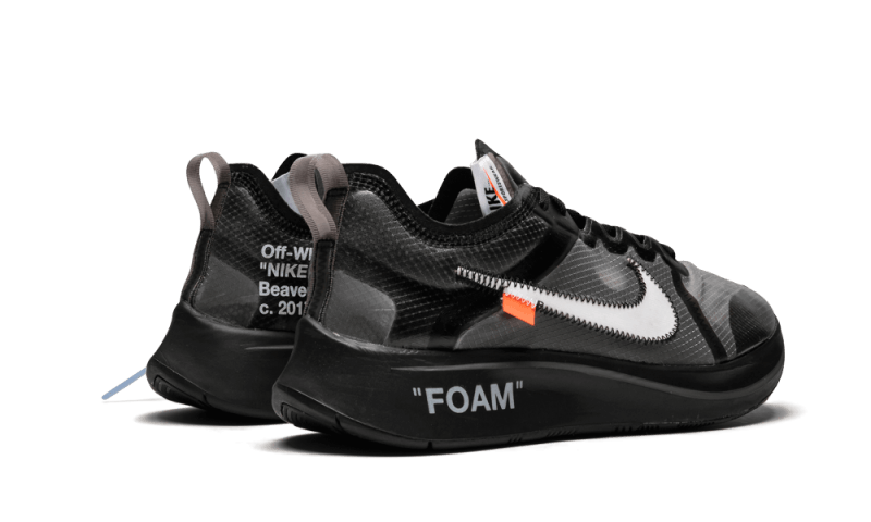 Zoom Fly Off-White Black Silver (AJ4588-001) - 37.5 EU - 5 US - Black | SOSUKICKS