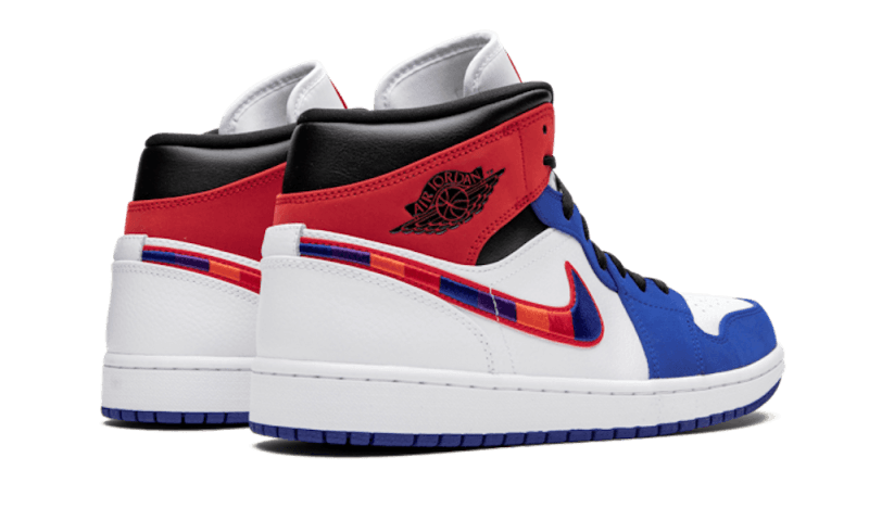 Air Jordan 1 Mid Multicolor Swoosh - BQ6931-146