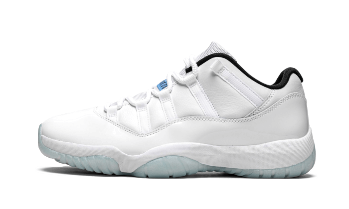 White and fashion blue jordans 11