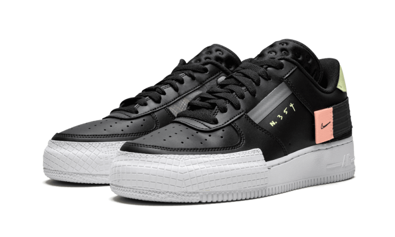 Nike Air Force 1 Low Drop Type Black - CI0054-001
