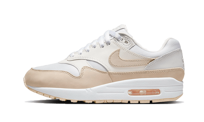 Air max 1 premium hot sale white