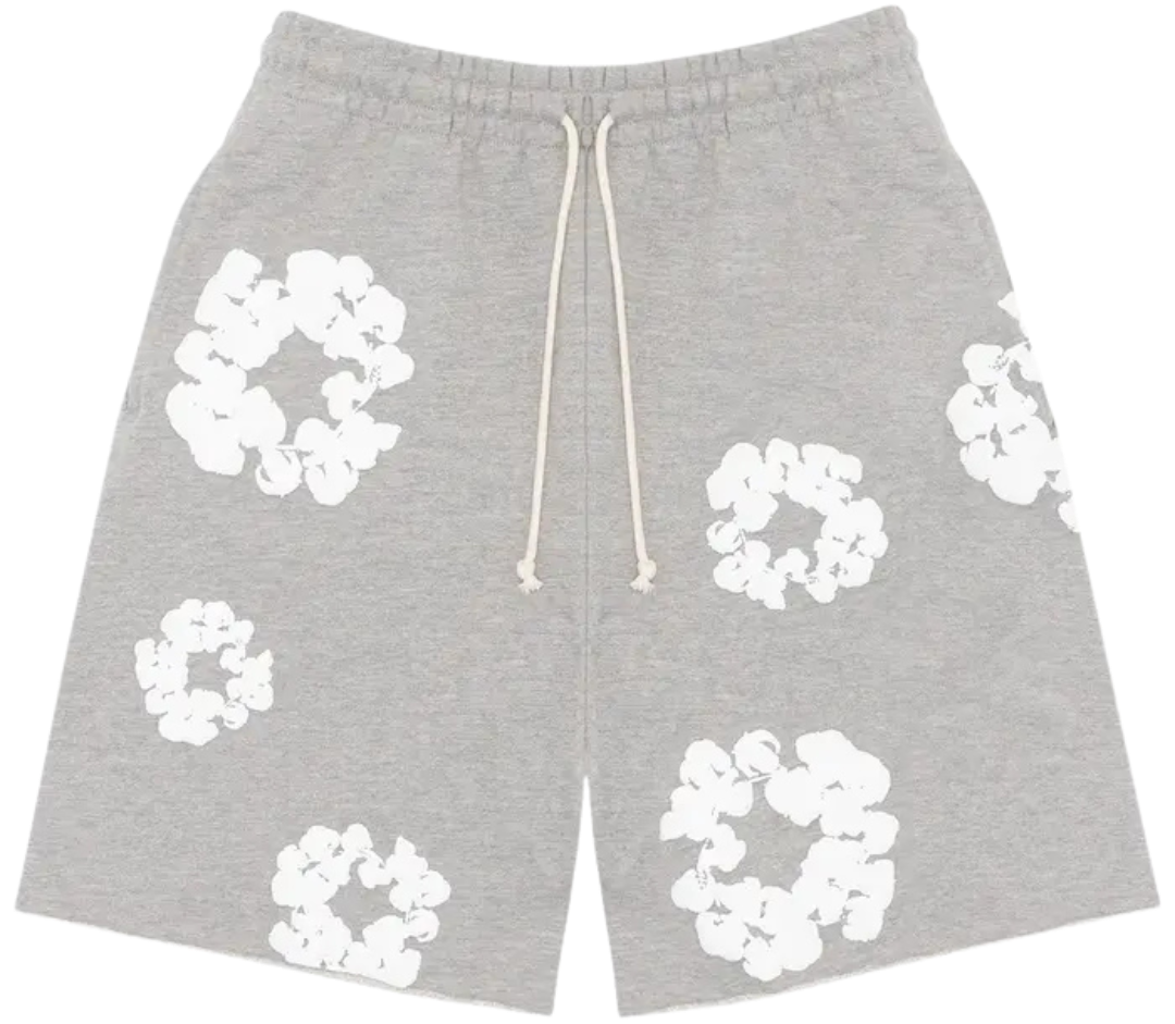 Pantaloni Scurți Denim Tears The Cotton Wreath Gri