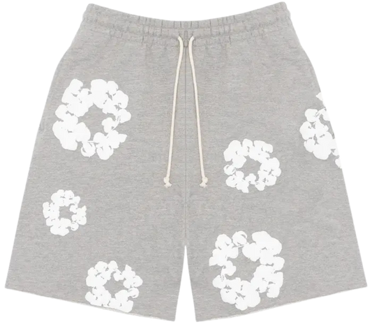 Pantaloni Scurți Denim Tears The Cotton Wreath Gri