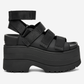 UGG GoldenRise Platform Sandals Black (Women's)