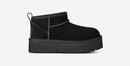 UGG Classic Ultra Mini Platform Boot Black (Kids)
