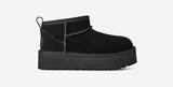 UGG Classic Ultra Mini Platform Boot Black (Kids)