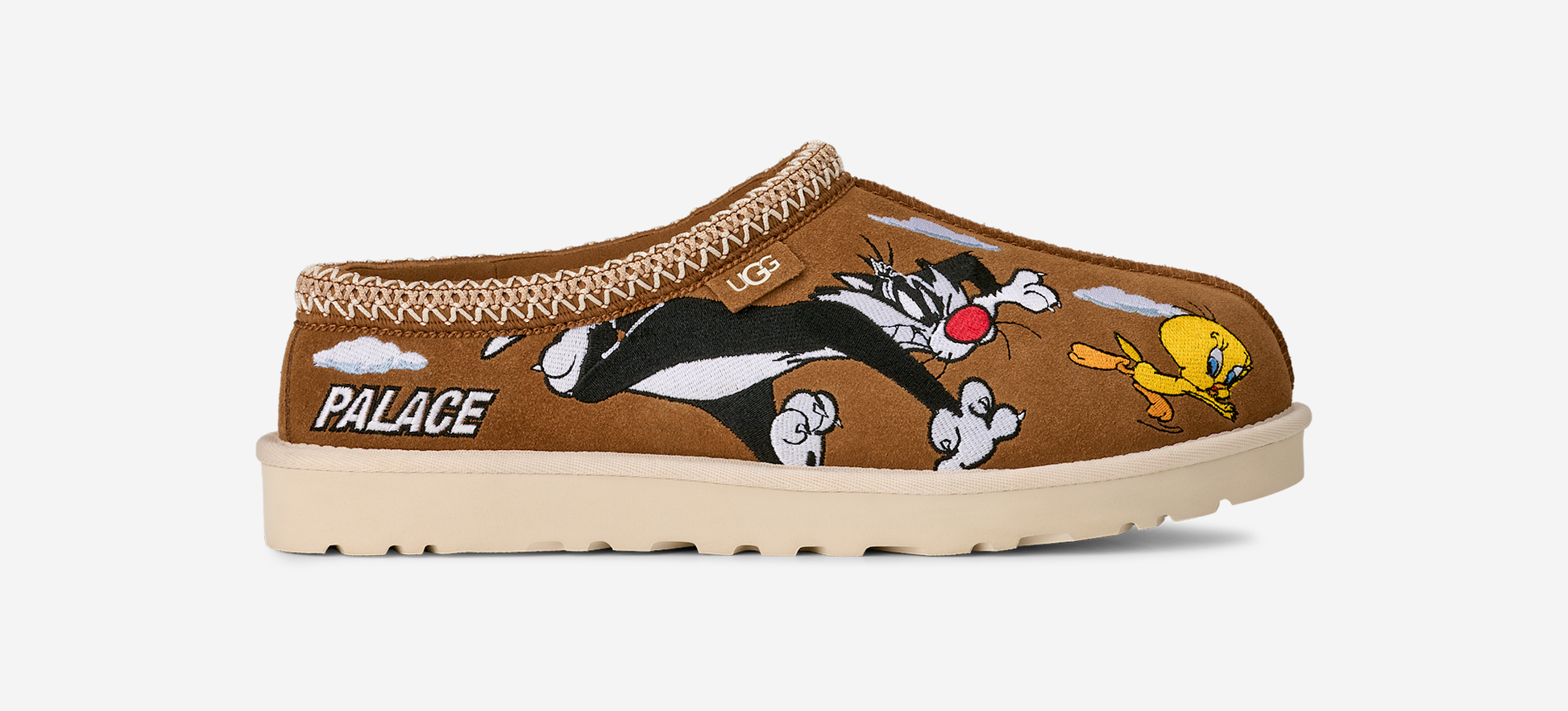 UGG Tasman Slipper Palace x Looney Tunes Chestnut