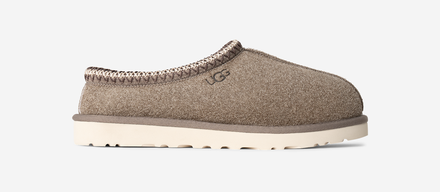 UGG Tasman Shaggy Suede Slipper Smoke Plume