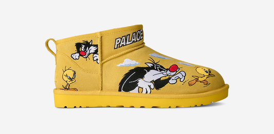UGG Classic Ultra Mini Boot Palace x Looney Tunes Yellow