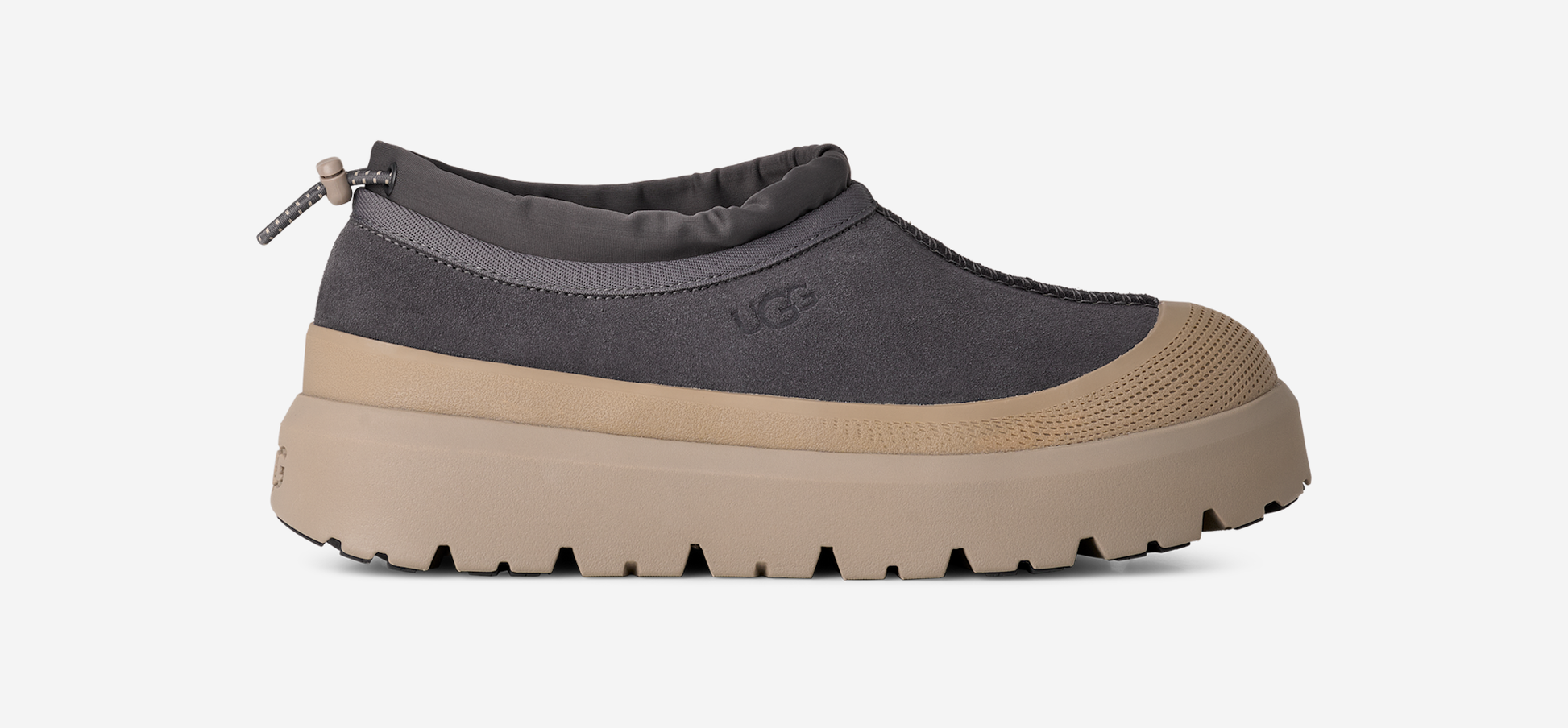 UGG Tasman Weather Hybrid Slipper Obsidian Cobble Grey