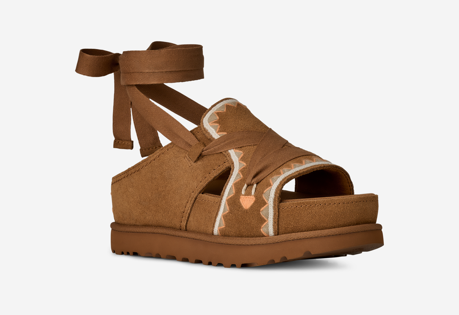 UGG Goldenstar Hi Artistitch Slide Chestnut Multi (Women's)