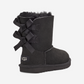UGG Bailey Bow II Boot Black (Kids)