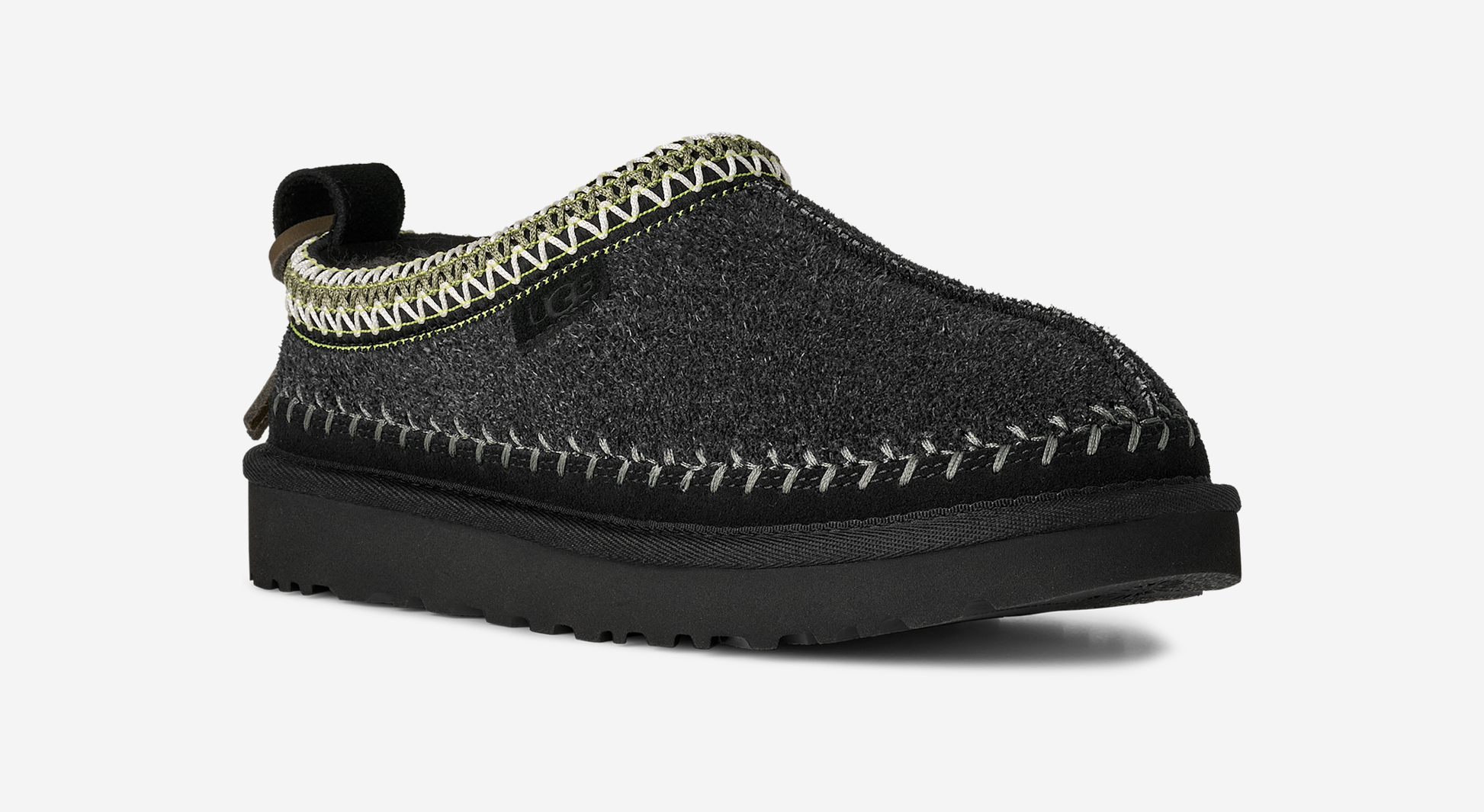 UGG Tasman Biarritz Slipper Black (Women's)