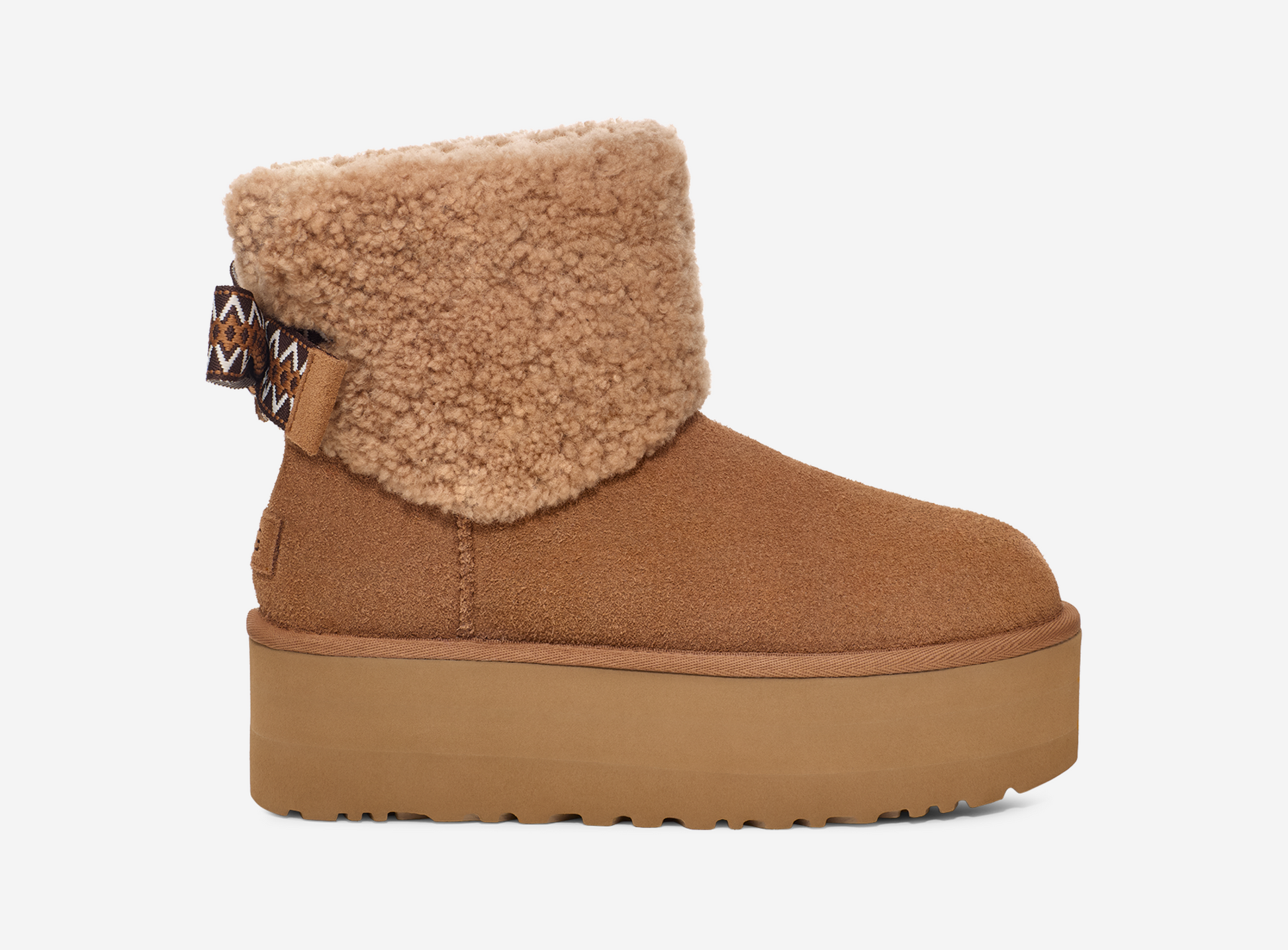 UGG Classic Mini Maxi Curly Boot Chestnut (Women's)