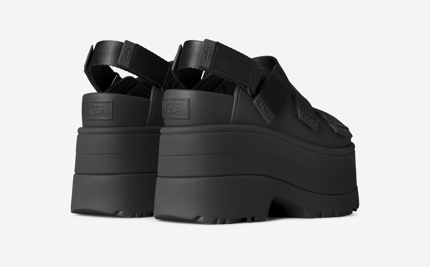 UGG GoldenRise Platform Sandals Black (Women's)