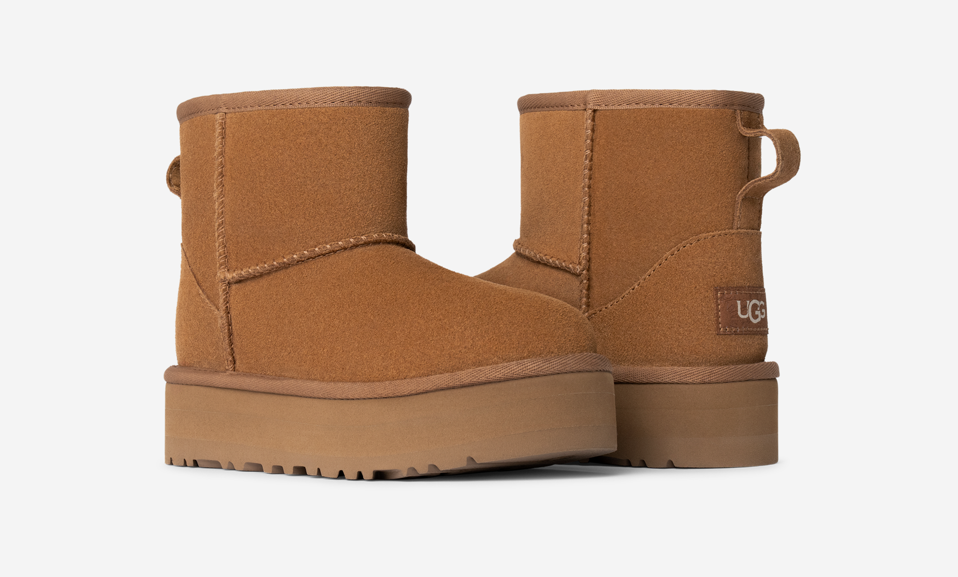 UGG Classic Mini Platform Boot Chestnut (Kids)