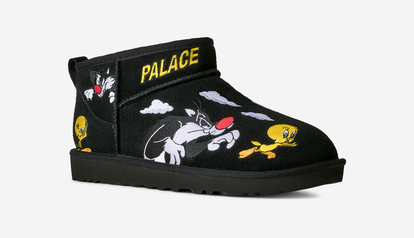 UGG Classic Ultra Mini Boot Palace x Looney Tunes Black