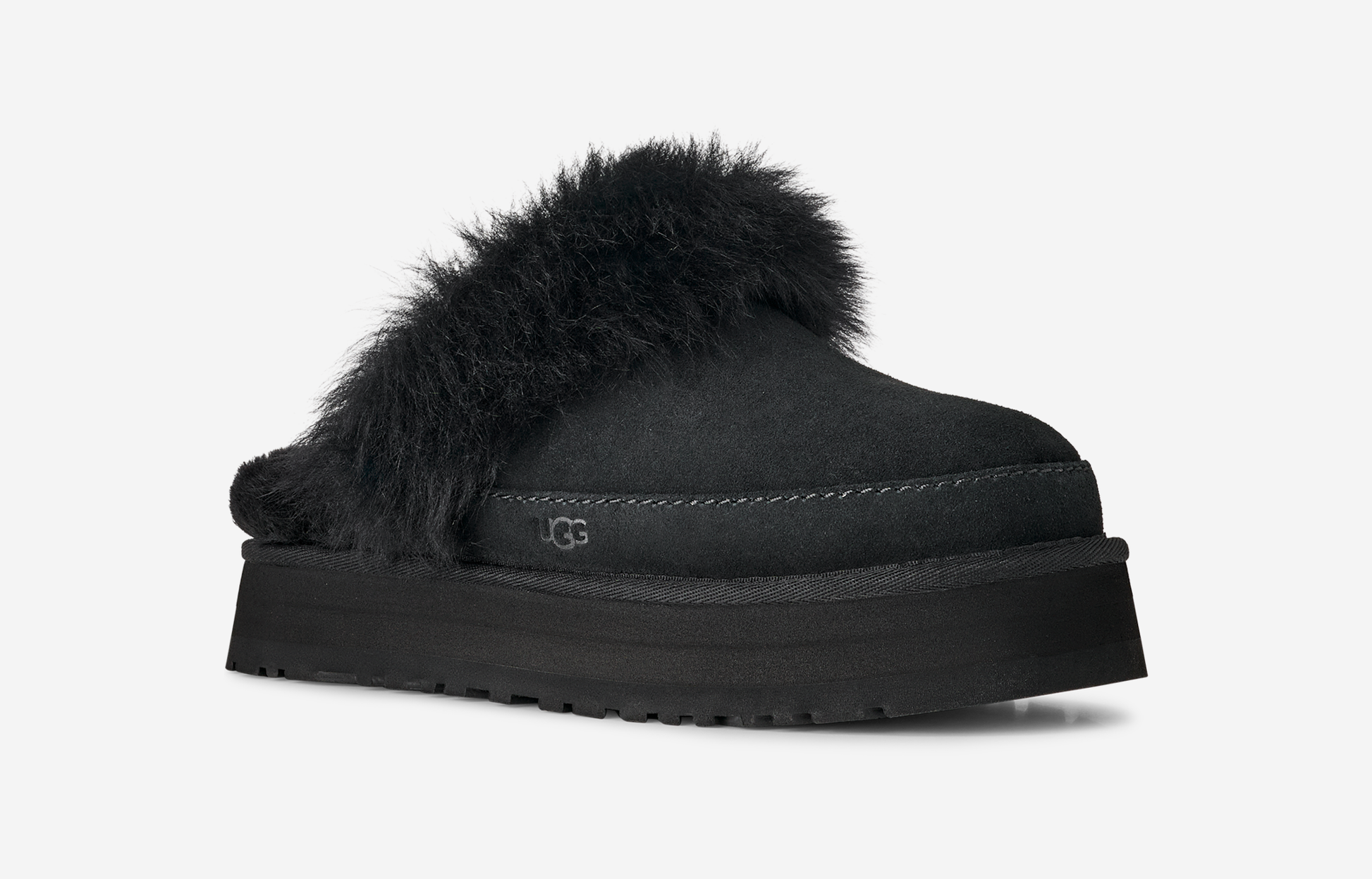 UGG Disquette Chalet Slipper Black (Women's)