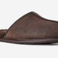UGG Scuff Leather Distressed Slipper Dusted Cocoa