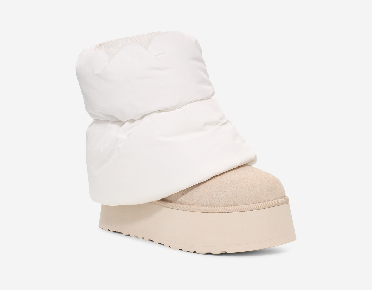 UGG Classic Mini Dipper Puffer Boot White Ceramic (Women's)