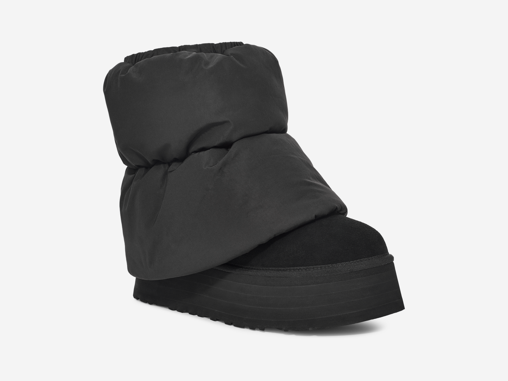 UGG Classic Mini Dipper Puffer Boot Black (Women's)
