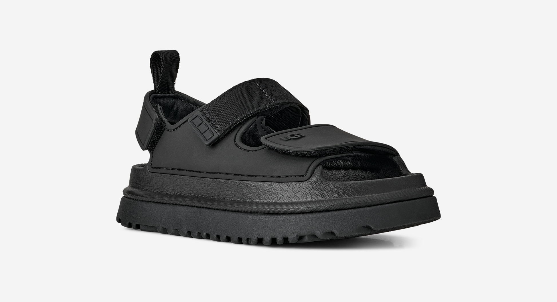 UGG GoldenGlow Sandal Black (Kids)