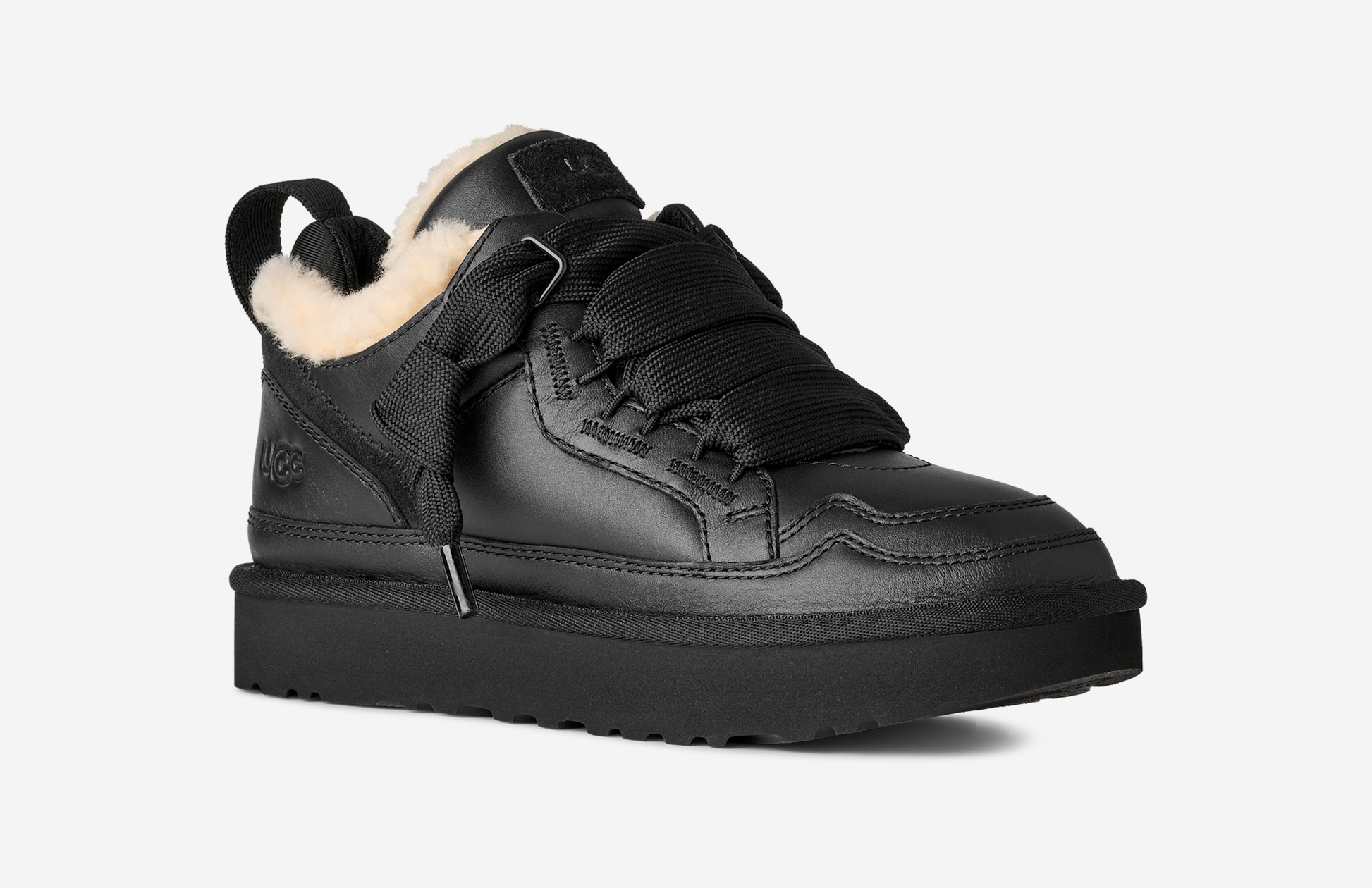 UGG Lowmel Leather Black (Women's)