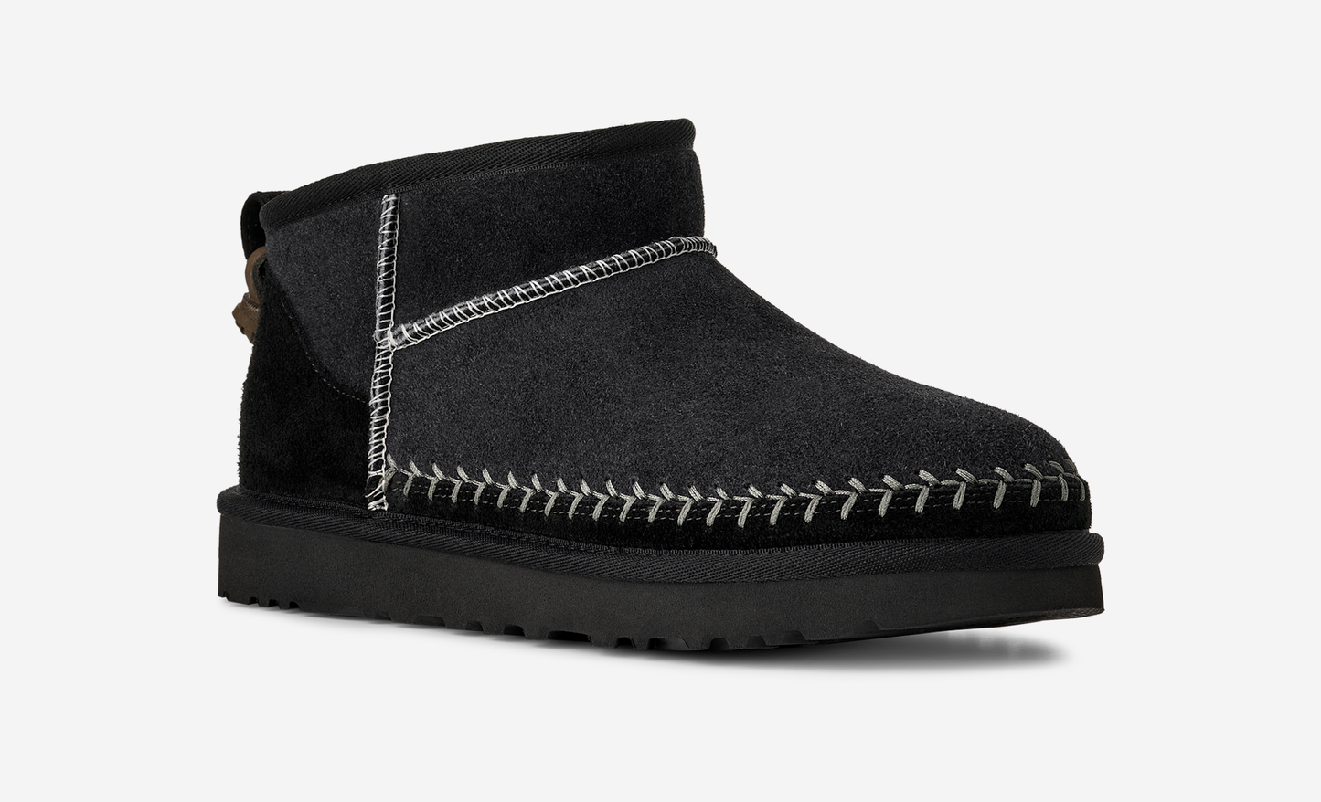 UGG Classic Ultra Mini Biarritz Boot Black (Women's)