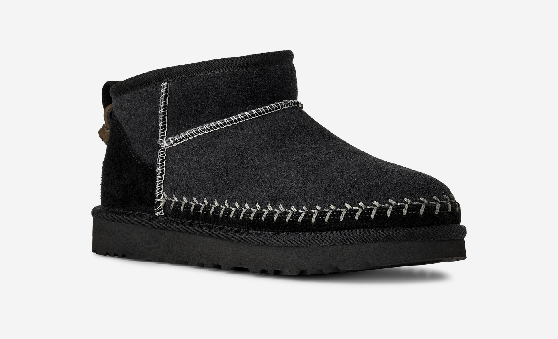 UGG Classic Ultra Mini Biarritz Boot Black (Women's)