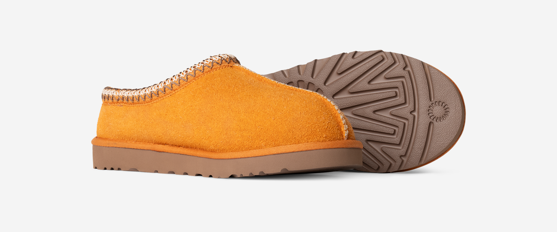 UGG Tasman Shaggy Suede Slipper Dark Apricot