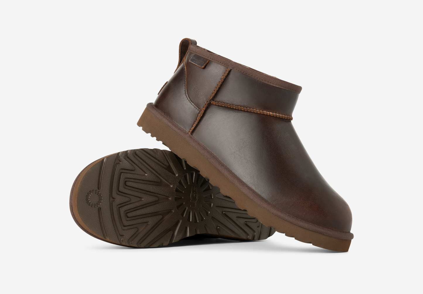 UGG Classic Ultra Mini LTHR Regen Boot Ironwood