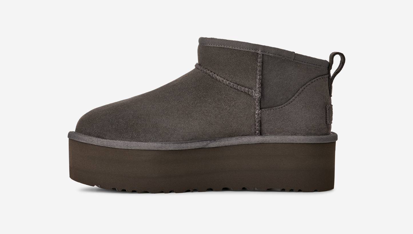 UGG Classic Ultra Mini Platform Boot Charcoal (Women's)
