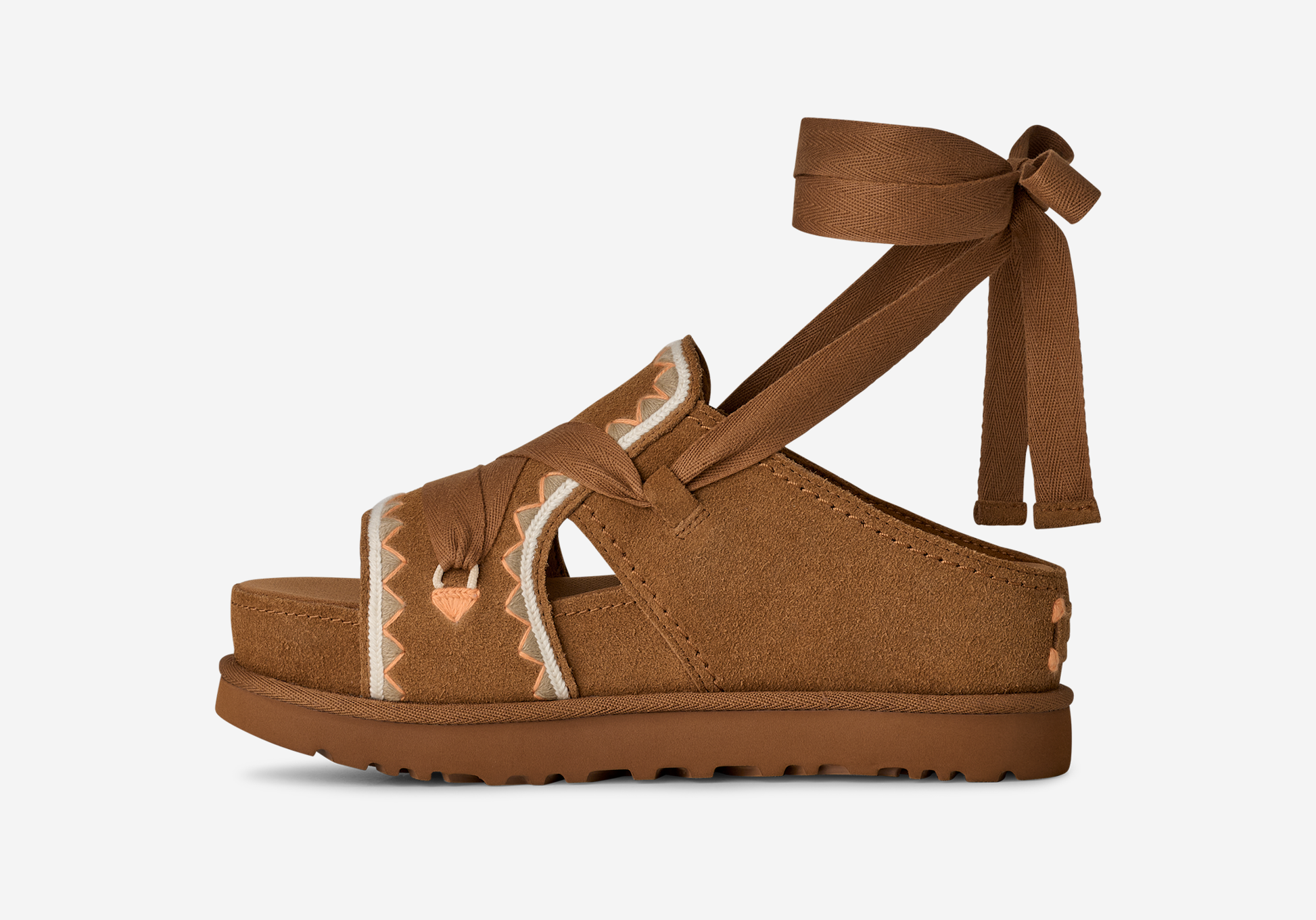 UGG Goldenstar Hi Artistitch Slide Chestnut Multi (Women's)
