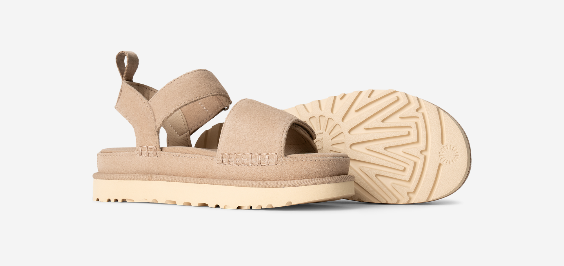 UGG Goldenstar Platform Sandal Sand (Women's)