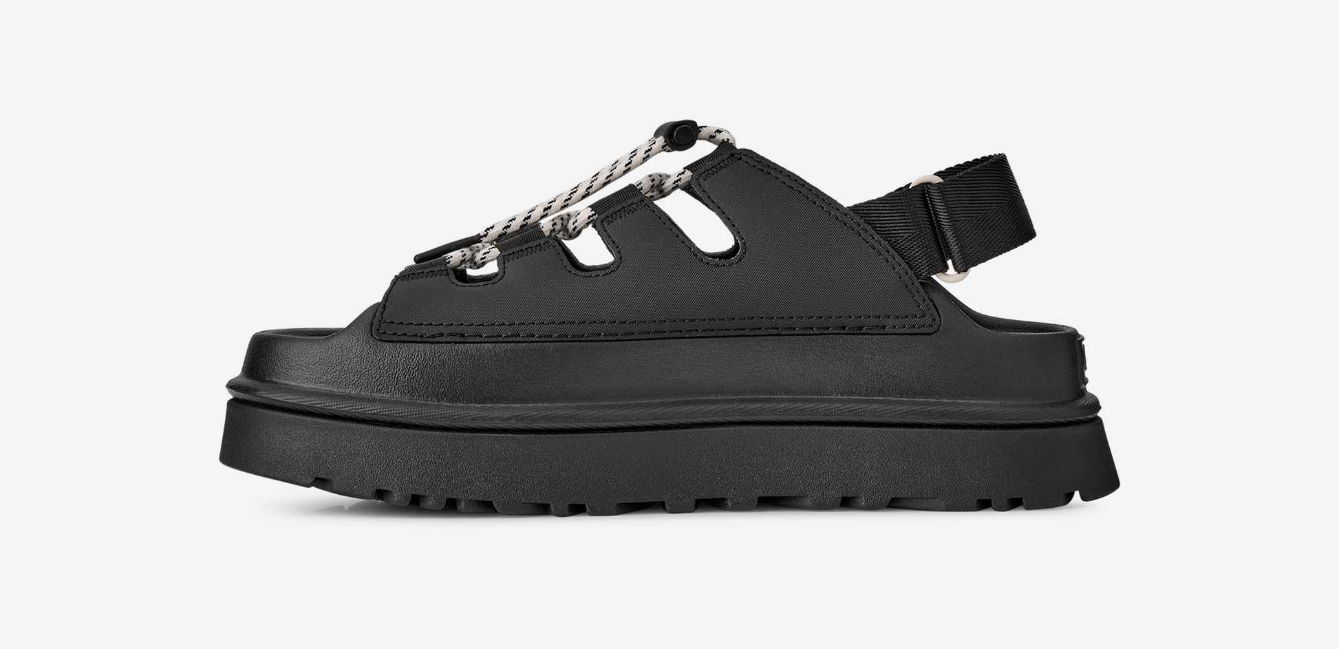 UGG GoldenGlow Toggle Sandal Black (Women's)
