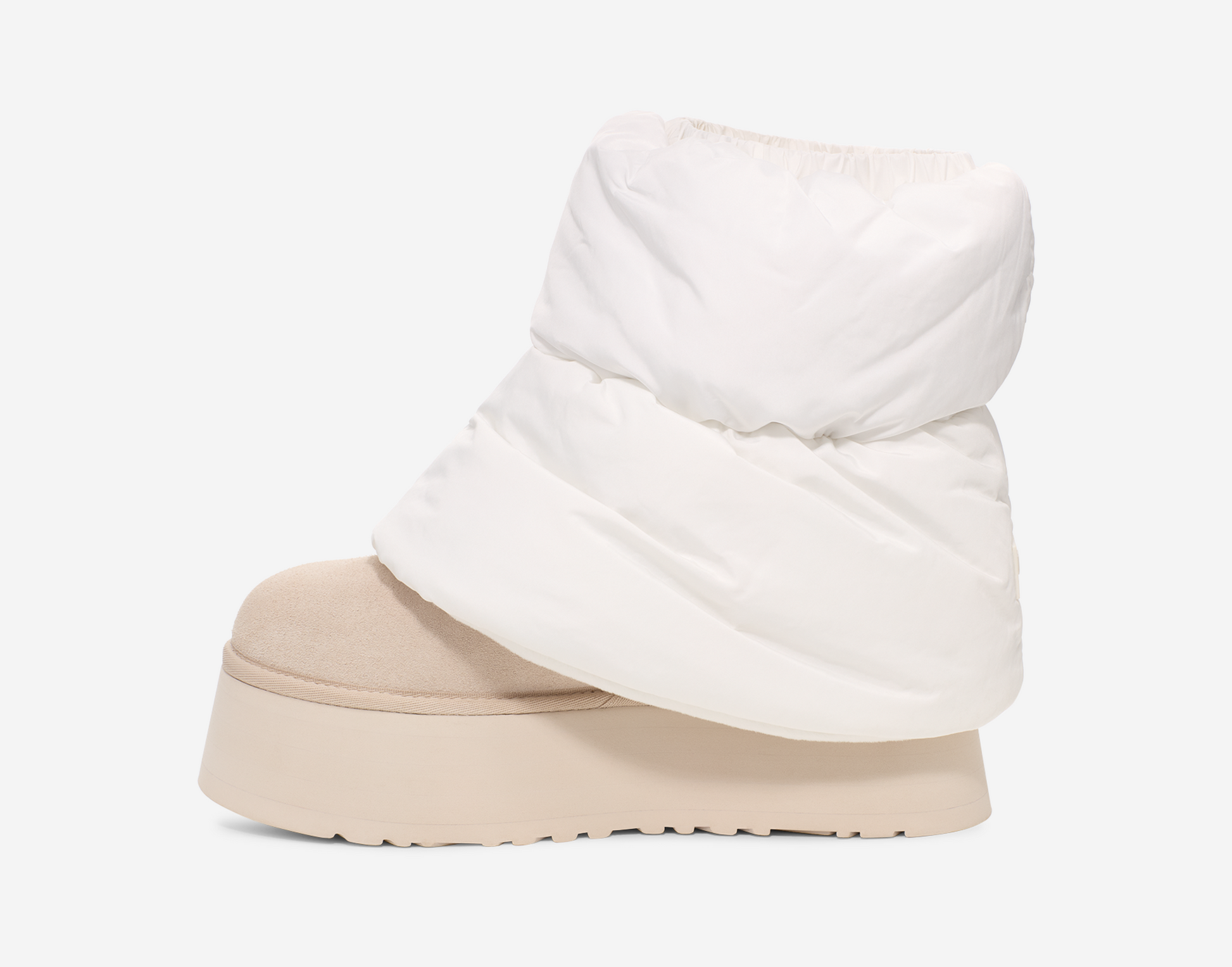 UGG Classic Mini Dipper Puffer Boot White Ceramic (Women's)