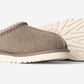 UGG Tasman Shaggy Suede Slipper Smoke Plume