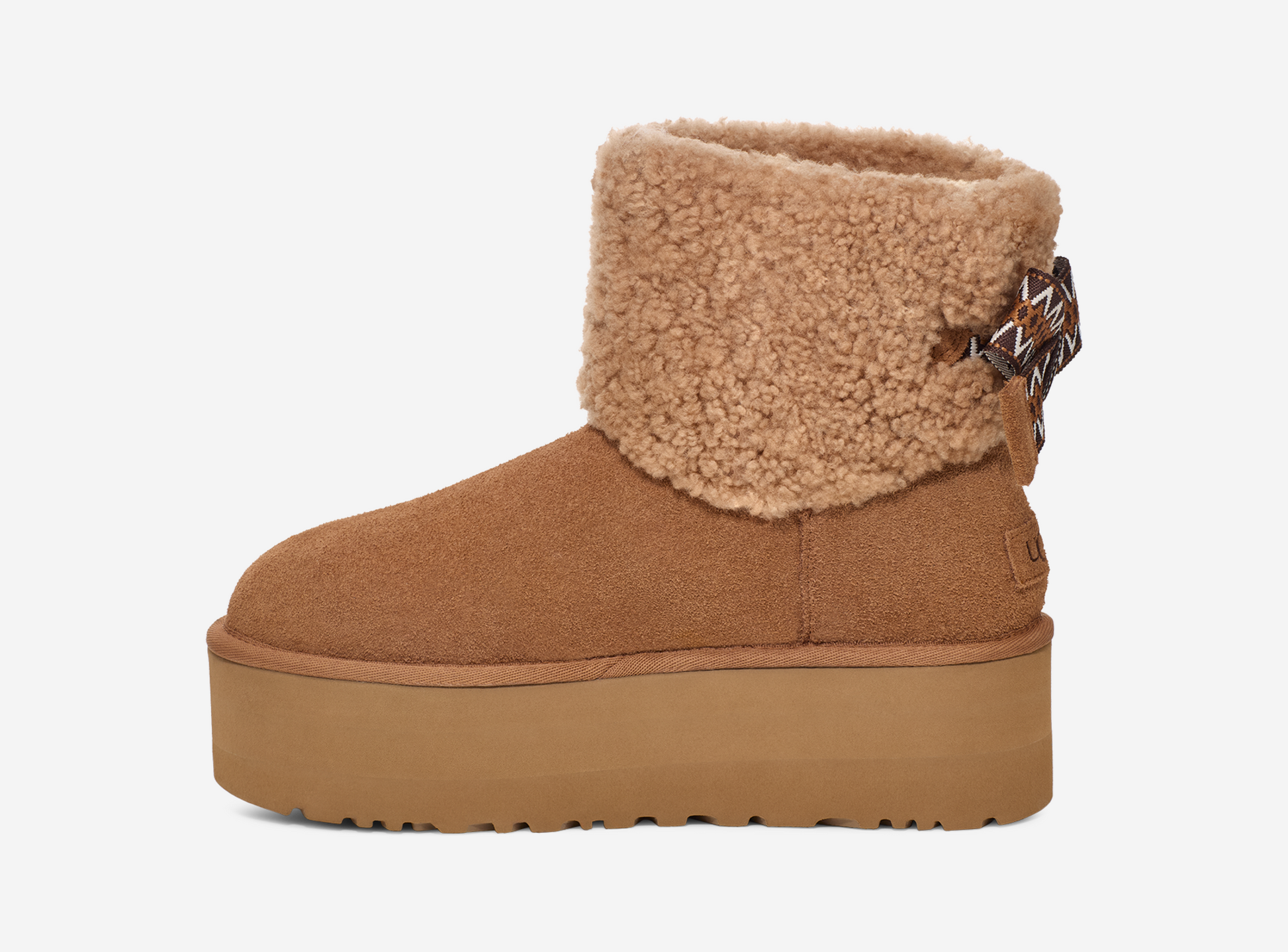 UGG Classic Mini Maxi Curly Boot Chestnut (Women's)