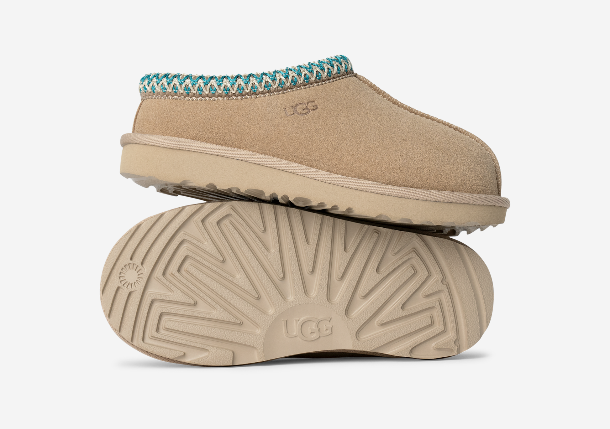 UGG Tasman II Slipper Driftwood White Pepper (Kids)