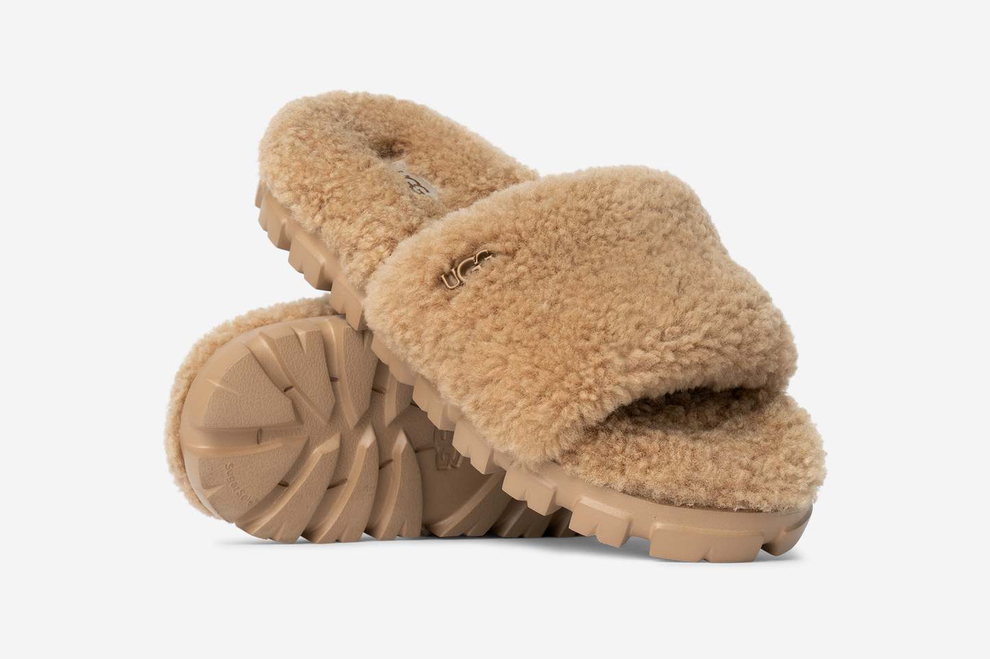 UGG Cozetta Curly Slide Chestnut (Women's)