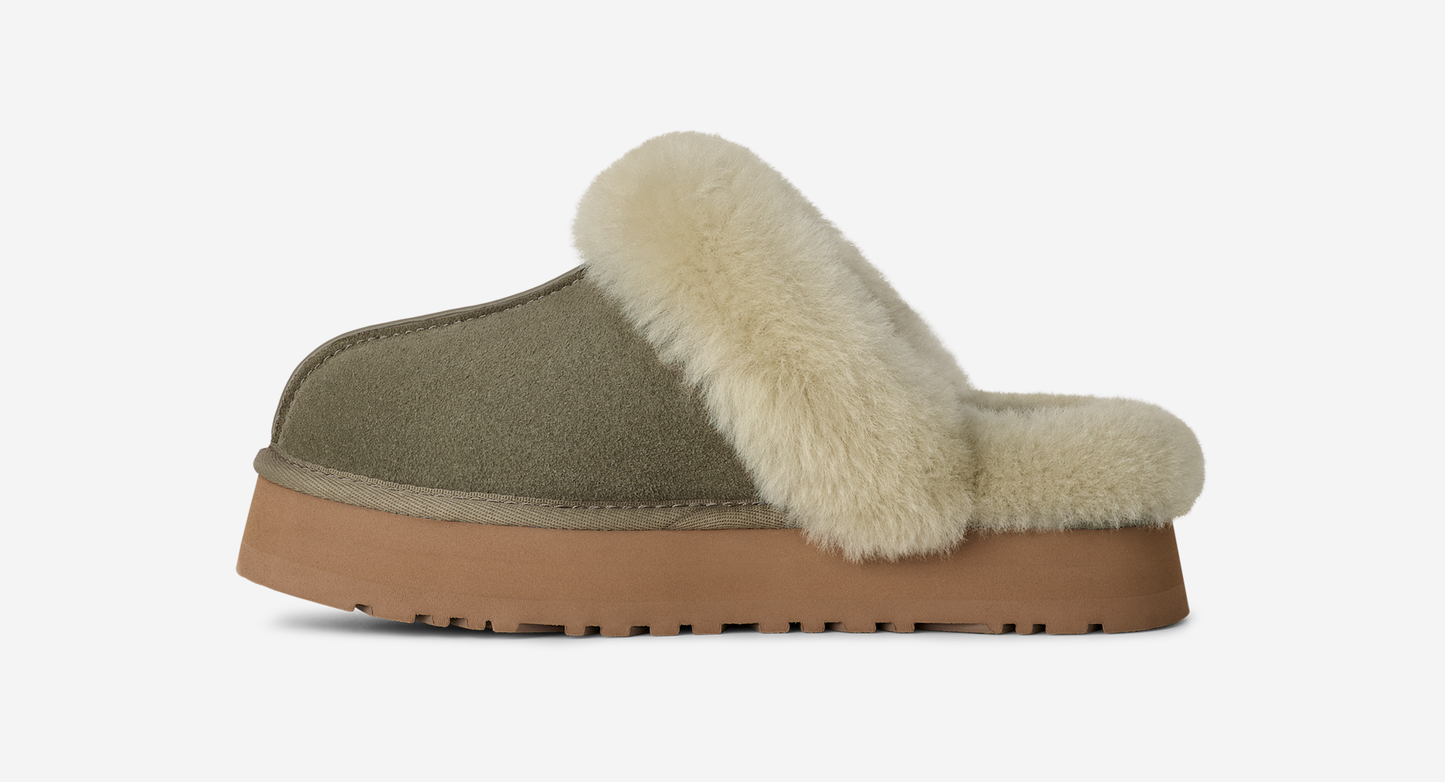UGG Disquette Slipper Moss Green Muted Brass (Women's)