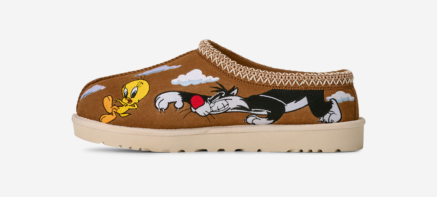 UGG Tasman Slipper Palace x Looney Tunes Chestnut