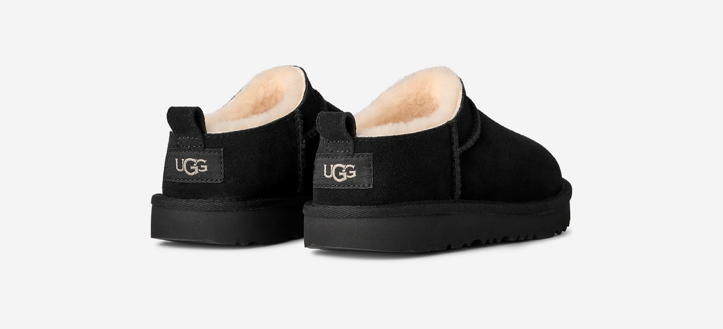 UGG Classic Micro Slipper Black (Kids)