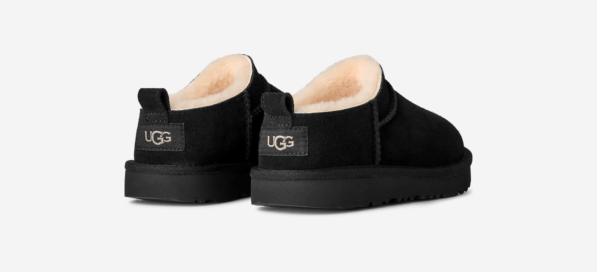 UGG Classic Micro Slipper Black (Kids)