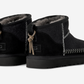 UGG Classic Ultra Mini Biarritz Boot Black (Women's)