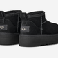 UGG Classic Ultra Mini Platform Boot Black (Kids)