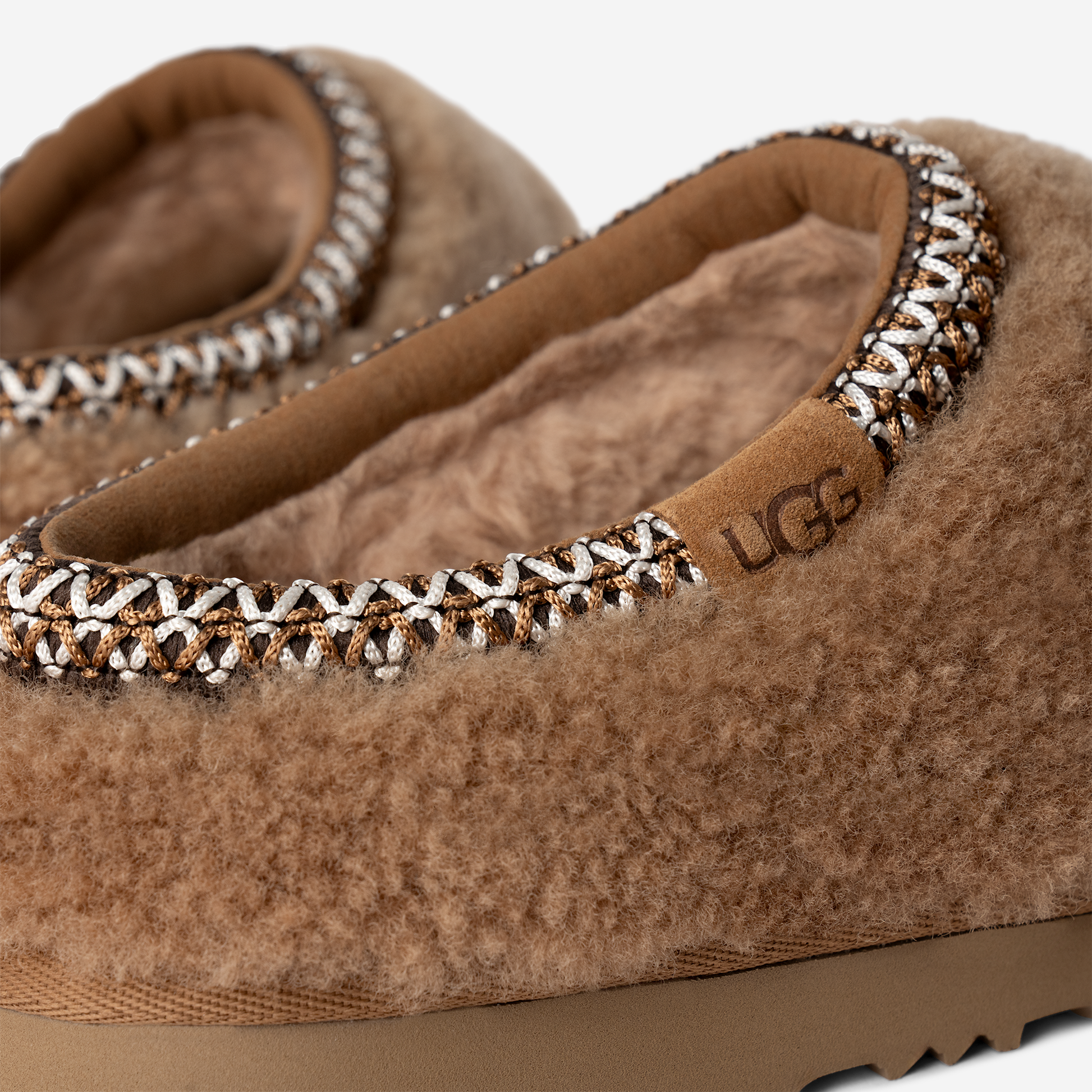 UGG Tasman Maxi Curly Slipper Chestnut (Women's)